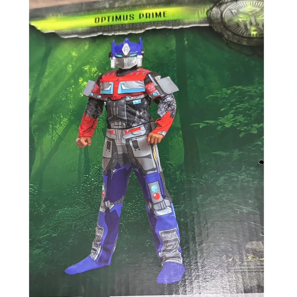 Transformers Rise of the Beasts Optimus Prime Muscle Costume Boys Large 10/12